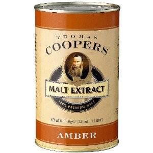 Неохмеленный солодовый экстракт Coopers Amber 1,5 кг.