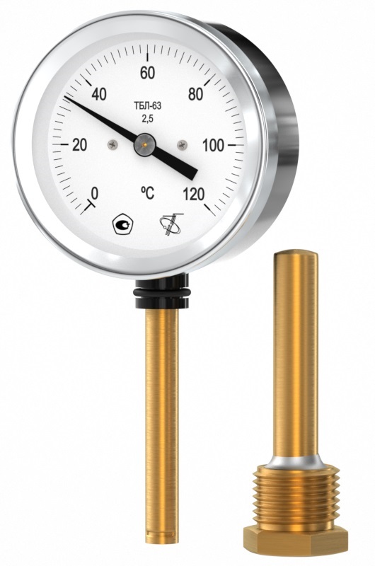 Биметаллический термометр ТБ-80