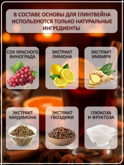 Концентрат сока основа для напитка Глинтвейн классический,  ТМ Фруктовая Бочка, 700 гр