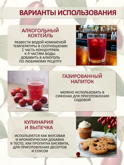 Концентированная соковая основа Кизил , ТМ Фруктовая Бочка, 700 гр