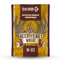 Дрожжи пивные для пшеничного W-03 ТМ DRINKIT, 12гр